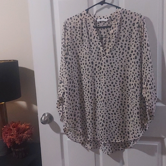 Lush Size XL Henly Style Leopard Print Tunic Blouse STITCHFIX - Picture 10 of 10